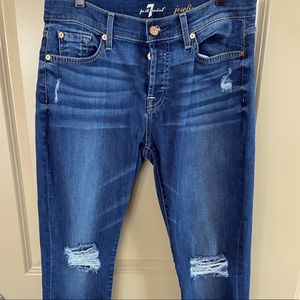 7FAM Josefina Skinny Boyfriend Size 28